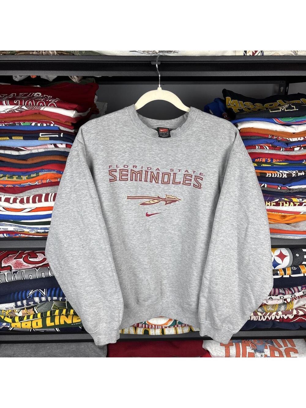 Vintage Y2K Florida State Seminoles Nike Crewneck Sweatshirt L